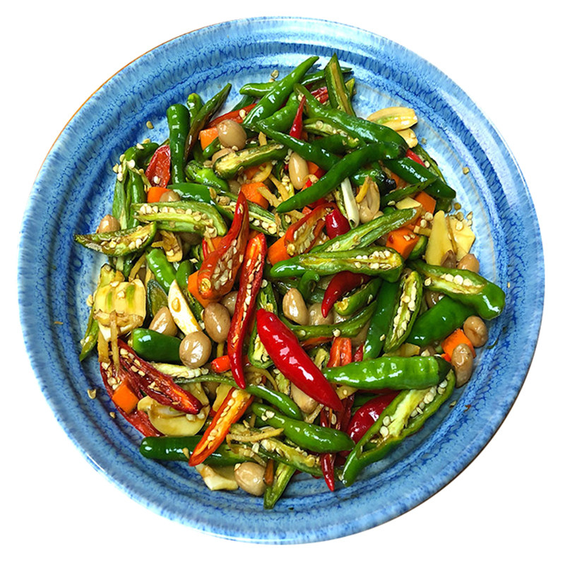 腌辣椒 特辣下饭菜小米椒泡椒朝天椒尖椒下饭开胃菜徐州特产500g