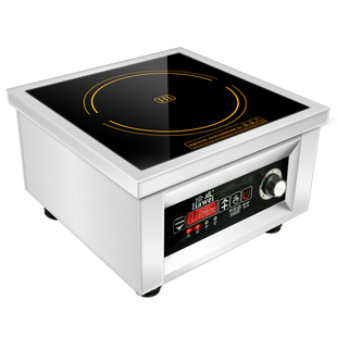 哈威商用电磁炉6000W大功率平面汤炉饭店厨房食堂卤肉商业电磁灶