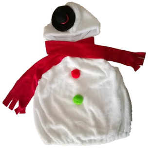 六一雪花娃娃雪人背心元旦儿童演出服舞蹈服圣诞舞会服装包邮