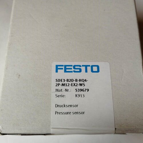 议价全新正品FESTO压力传感器 SDE3-B2D-B-HQ4-2P-M12-EX2-W5 539