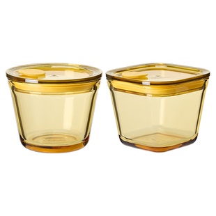 咸菜小盖碗泡菜碗食品级保鲜盒食品带盖留样微波炉高硼硅玻璃密封