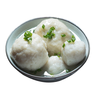 福州特产手工猪肉馅鱼丸包心鱼丸500g火锅食材冷冻关东煮鱼丸子
