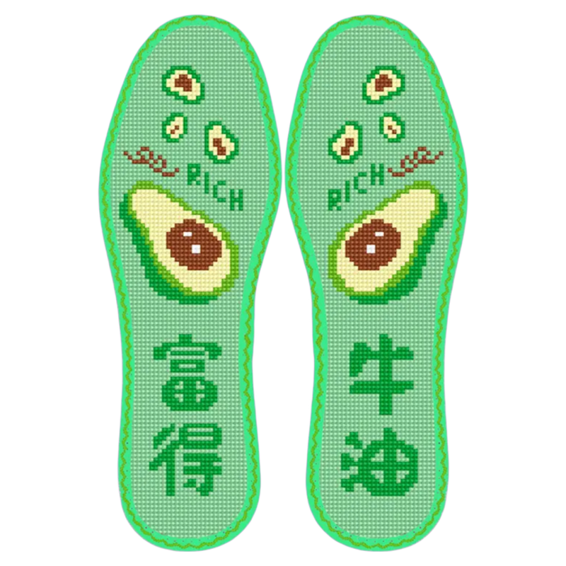 新款买五送一花边七层纯棉布十字绣鞋垫自己绣吸汗薄款透气带针线