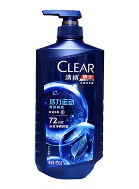 清扬男士控油去屑洗发水650g