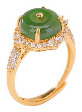 平安扣戒指女本月新品限时优惠