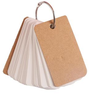 活页本小本子迷你便携随身口袋型便签本环扣式铁环笔记本小号金属扣环英语单词本空白卡片记背单词本大学生