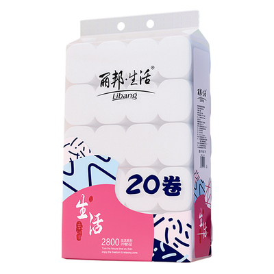 丽邦5层11.2斤妇婴家庭卫生纸