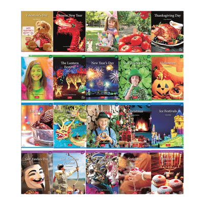 CULTURE READERS: HOLIDAYS  原版进口探索世界著名的节日 美国seed learning出版出品 欧标A1-B1赠送电子音频 教师PPT练习册答案