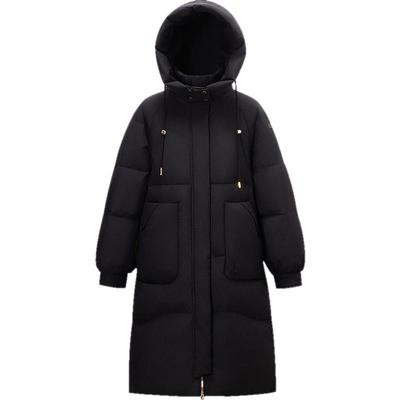 美特斯邦威面包羽绒服女2025年冬季新款中长茧型羽绒服外套上衣女