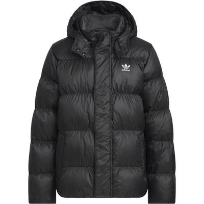 滔搏adidas阿迪达斯三叶草保暖运动连帽男大童羽绒服KH1795