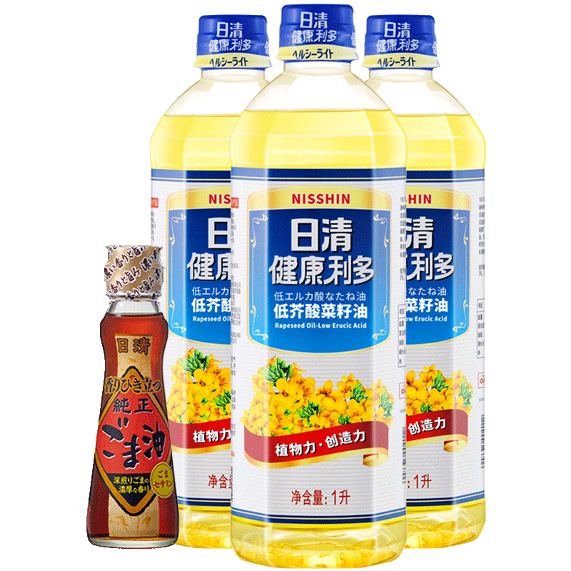 【日清油组合装】低低芥酸菜籽油
