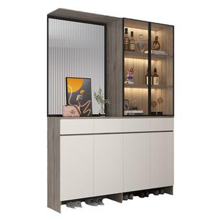 入户玄关柜正对门客厅隔断柜置物架轻奢储物柜门口屏风柜鞋柜一体