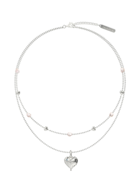 PEARLONA珍珠欧美叠戴锁骨链女生