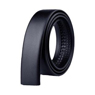 卡帝乐鳄鱼皮带不带头自动扣真皮无头裤带男士腰带不带扣头纯牛皮