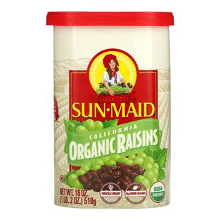 香港直邮SUN MAID阳光少女加州有机葡萄干510g清甜健康美味进口