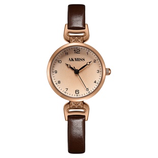 阿卡迷丝AKMISS小摩卡手表时尚简约女士手表轻奢气质七夕礼物送礼