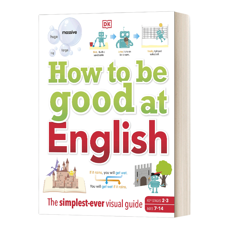 英文原版 How to be Good at English 如何学好英语 DK百科系列图解英语 精装 英文版 进口英语原版书籍