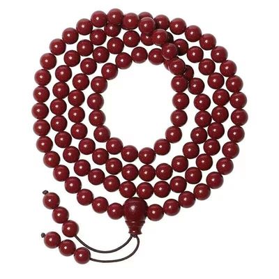 2024款朱砂108颗男女手链佛珠多圈手串饰品转运珠项链紫金砂晶体