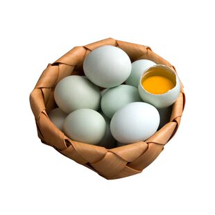 天农富硒绿壳蛋正宗农家放养长顺土鸡蛋草鸡蛋柴鸡蛋60枚早餐蛋