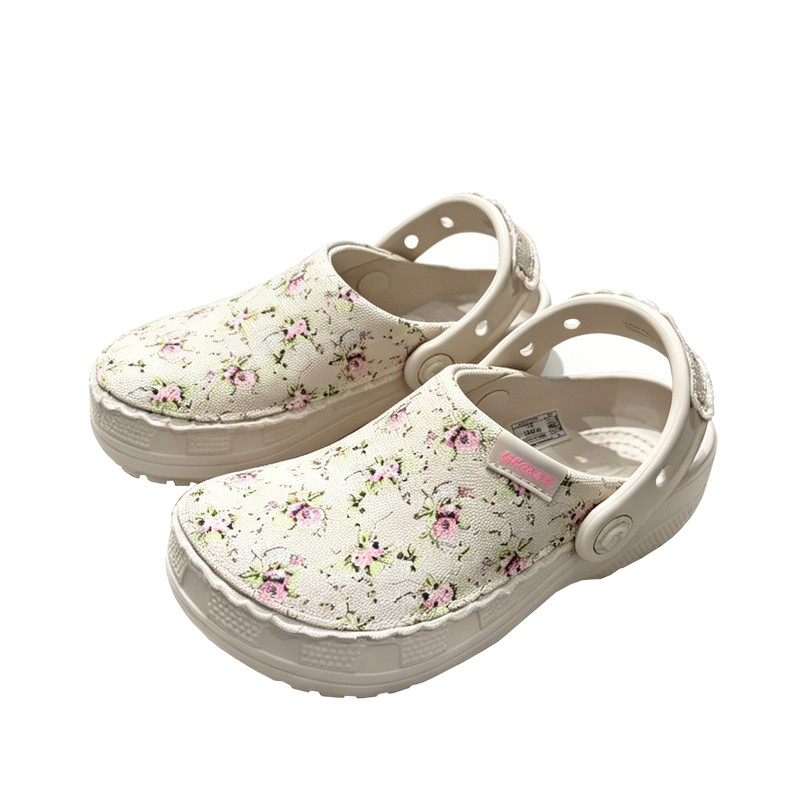 卡骆驰经典轻走印花童鞋Crocs