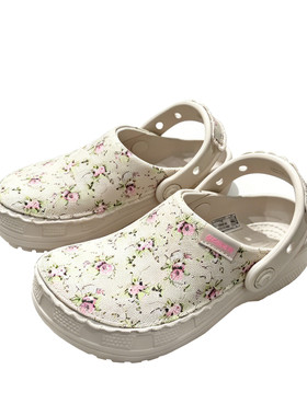 卡骆驰经典轻走印花童鞋Crocs