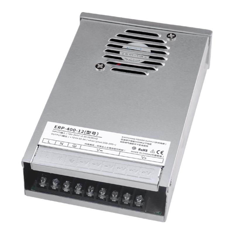 防雨电源半灌胶220转12v户外防水变压器24v400w工程款led开关电源
