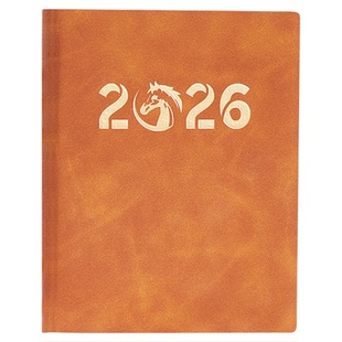 2026年b6日程本计划表新款便携笔记本子工作日志记事日记本365天效率手册每两日一页自律打卡时间管理定制