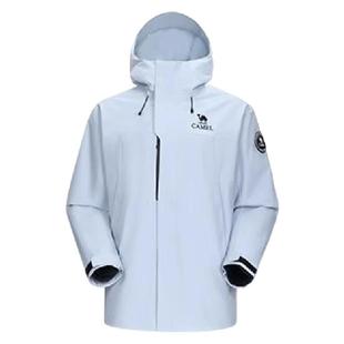 骆驼远山蓝王者凯甲Icon冲锋衣女三合一抓绒保暖户外防水外套男