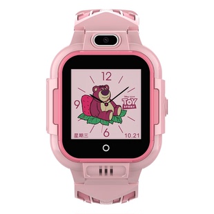 迪士尼草莓熊官方正品儿童电话手表女孩专用智能定位天才小学生版