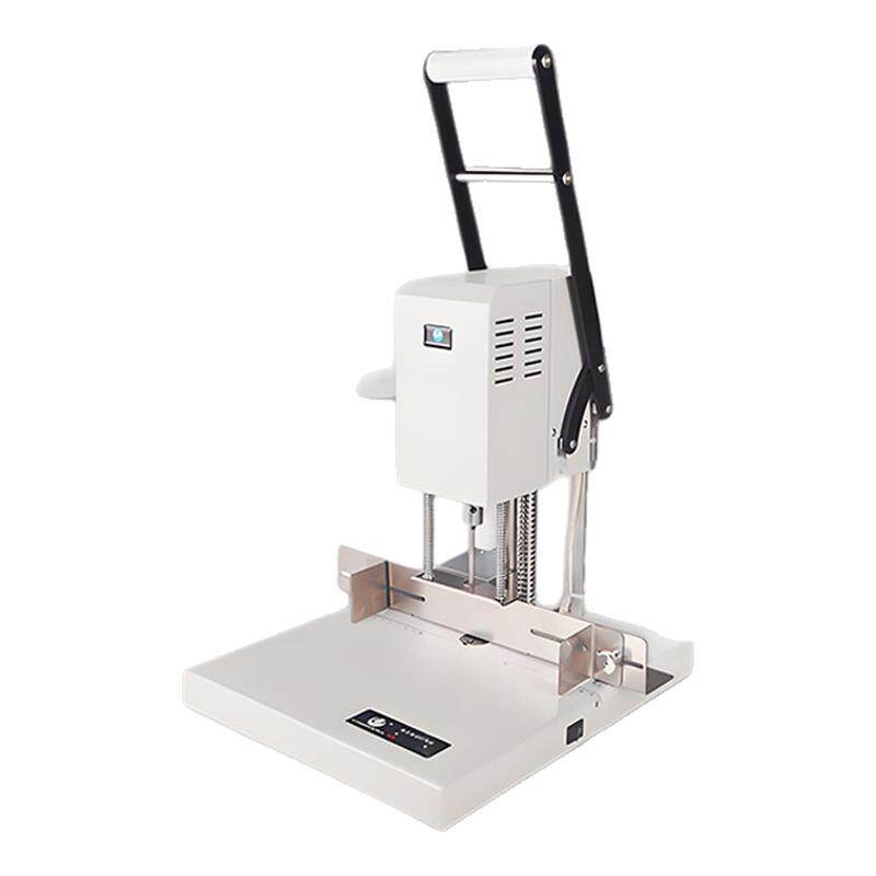 优玛仕U-DM15电动单孔资料打孔机小型财务档案活页本会计凭证装订机文件空心麻花钻刀钻孔机文本手动转孔机