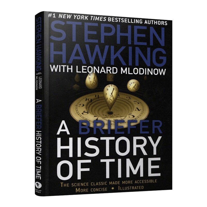 英文原版 A Briefer History Of Time 时间简史 史蒂芬霍金 科学巨作 宇宙知识自然科学科技畅销科普读物 英文版 进口英语书籍