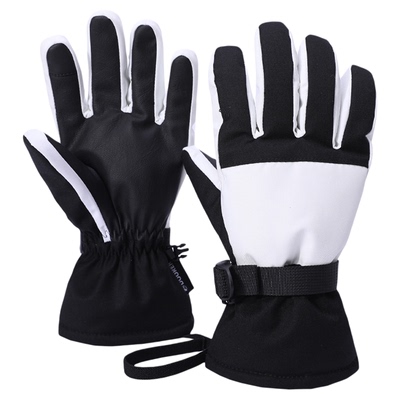 DOOREK男女防水专业双板单板滑雪多色手套内五指手套