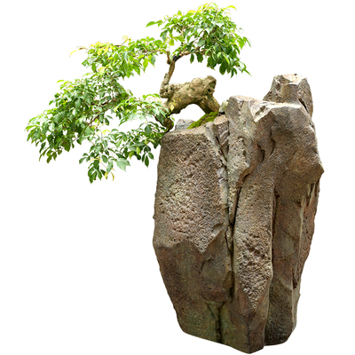 水磨坊仿石头庭院造景摆件