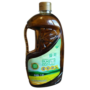 爱菊非转基因三级浓香浸出菜籽油1.8L/桶农家食用油油泼辣子商用