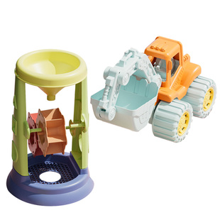 儿童沙滩玩具车套装宝宝室内海边挖沙土玩沙子工具铲子桶沙池沙漏