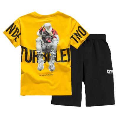 网红男童套装新款洋气潮儿童装