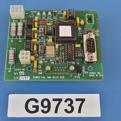 Genus Inc 43394-00 PCB Power Fail Time Delay