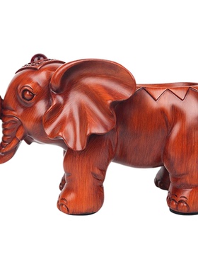 客厅茶几收纳大象摆件送朋友礼物
