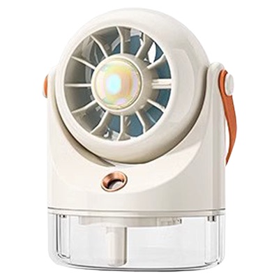 桌面喷雾风扇usb充电台式小型