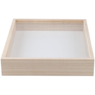 实木昆虫标本盒植物标本矿石岩石蝴蝶标本盒标本展示盒29X21X5.5