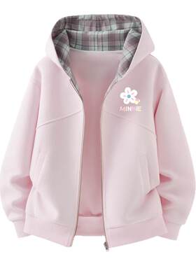 迪士尼女童春秋外套2026新款今年流行小公主洋气时髦衣服儿童春装