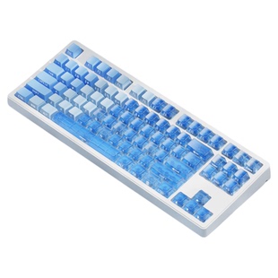 前行者雪山无线机械键盘cherry樱桃轴透明蓝牙87电脑游戏电竞专用