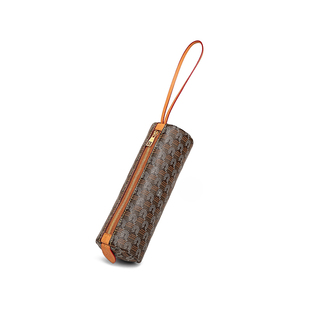 Cuisee/崔氏2025新款高端便携圆筒老花笔袋口红化妆袋小笔刷袋