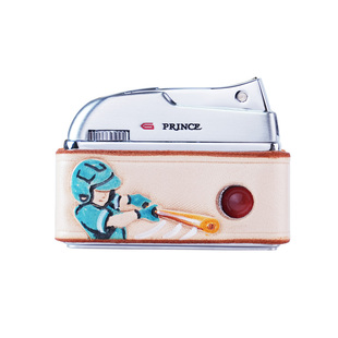 日本王子PRINCE磕头式气体打火机棒球真皮创意送喜欢运动风格朋友