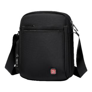 巴朗单肩包男士包包斜挎包男款帆布小背包2024新款时尚休闲男包