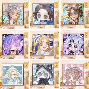 第五人格数字油画diy手工小女孩园丁渔女医生记者填充涂色礼物