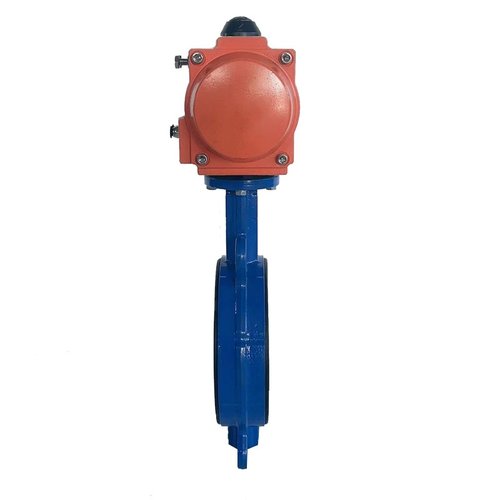 气动对夹蝶阀D671X-10Q环保阀门处理不锈钢型污水智能型开关水