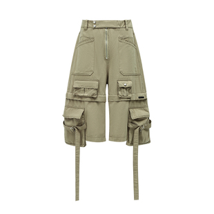 BALIANG「捌樑」 裸岩 'BARE ROCK' 微破坏可拆卸六分工装裤