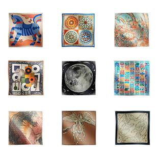 【轻微瑕疵好物捡漏】纯手工卷边桑蚕丝真丝系列购物袋大方巾披肩