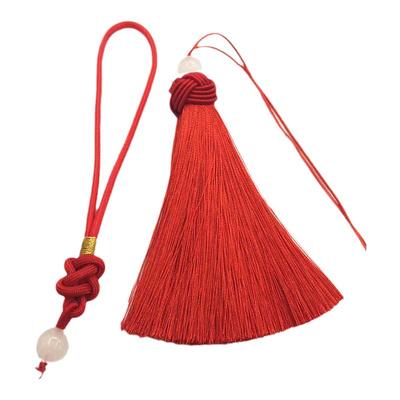 高档短胖手把绳半成品挂件吊穗diy手工平安扣流苏配饰汽车挂穗子